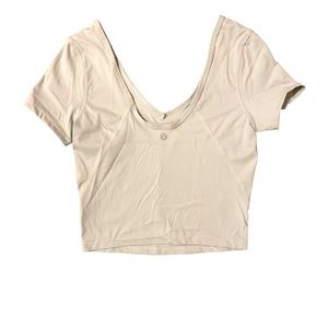 Sage green Lululemon sports tee